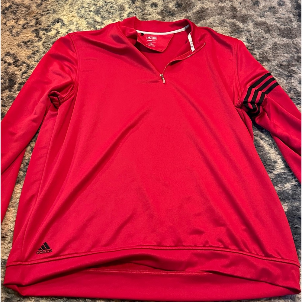 adidas red long sleeve